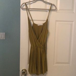 Olive green romper